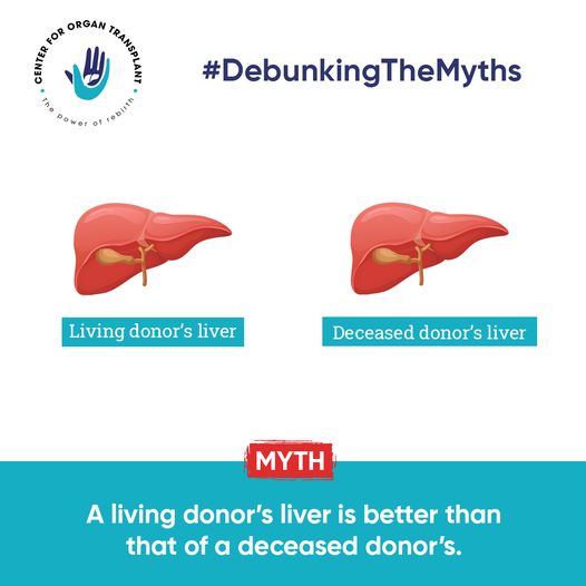 Debunking The Myth – A living donor’s liver is better than deceased donor’s