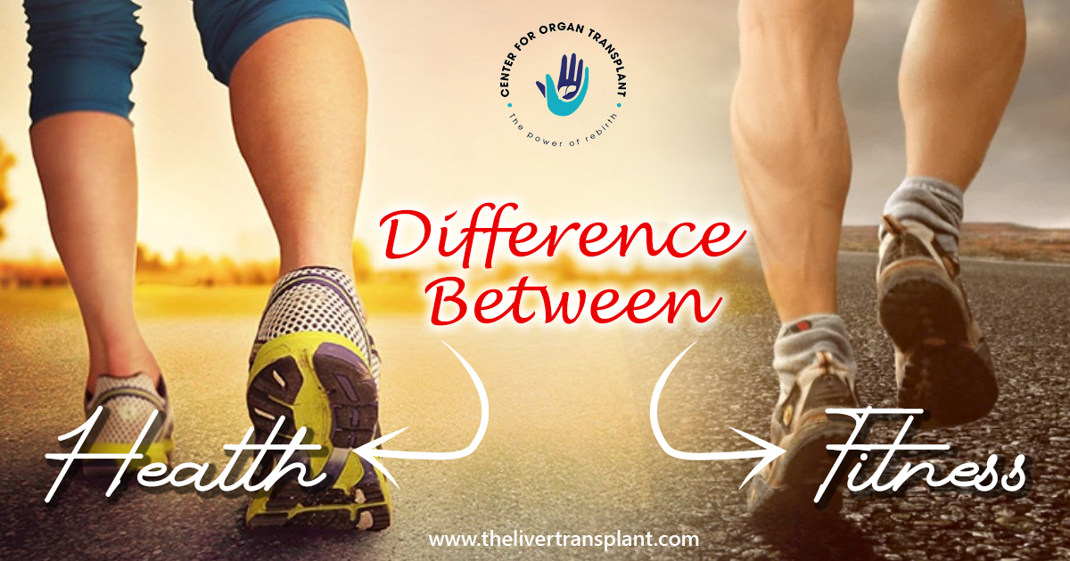 Do you know the difference between fitness and health?