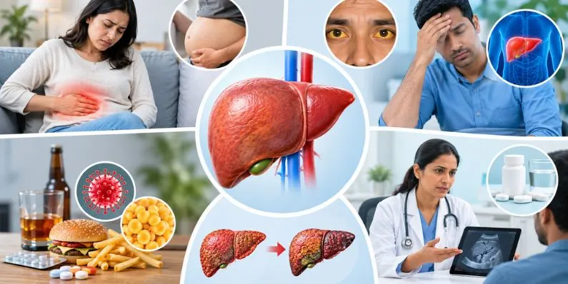 Effects of an Enlarged Liver: Symptoms, Causes, Complications and Treatment